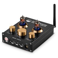 P1 Bluetooth 5.0 Vacuum Tube Preamplifier Hi-Fi Valve Headphone Amplifier Wireless Receiver Audio Decoder Preamp USB DAC APTX