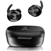 Wireless Earbuds,Bluetooth Headphones 5.0 Deep Bass HiFi Stereo Sound Earphones 16H Playtime with Charging Case and Built in Mic for Sports Running (Black)