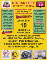 10 White Streak Free Microfiber Cleaning Cloths As Seen On TV! Made in Germany!