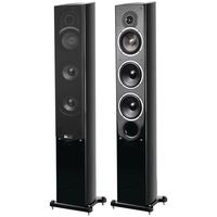 PURE ACOUSTICS Noble-IIF 5.25" Gloss Black Slim Tower Speakers