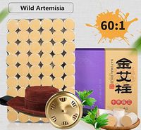 Smokeless Moxa Purifier with Copper Tank 54 Rolls Sticks Pure Moxibustion Moxa 10-Years Purity 60:1 Ratio