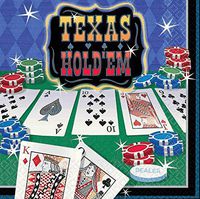Texas Hold 'em Large Napkins (16ct)