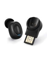 Single Wireless Earbud, Bluedio T Talking Mini Bluetooth 5.0 Invisible in Ear Earbuds with Mic & Charging Case, Car Bluetooth Headset Earpiece Support AWS for iPhone Android Cell Phone, Black