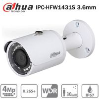 Dahua 4MP Bullet Camera IPC-HFW1431S 3.6mm IP PoE Indoor Outdoor Network Security Camera Replace IPC-HFW1420S