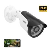 Bullet Security Camera, POE(Power Over Ethernet) 1080P Onvif IP Camera, 65ft Night Vision, H.265 Onvif Motion Detection, Remote Live Viewing Cameras for Home Security Indoor