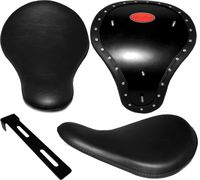La Rosa Design Chopper Bobber 16" Eliminator Solo Seats Black Plain