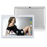 10.1" Inch Android Tablet PC,3G Unlocked Phablet 4GB RAM 64GB Storage with Dual sim Card Slots and Cameras,Tablet PC with WiFi,Bluetooth,GPS(Metallic Silver) (Metallic Silver)