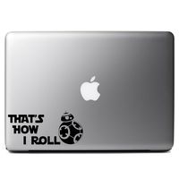 That's How I Roll BB-8 Star Wars Inspired Vinyl Sticker Laptop iPhone Cell Decal