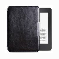 Egmy Protective Kindle Case, Popular Magnetic Auto Sleep PU Leather Cover Case for 2016 Kindle Paperwhite (7th Generation) 6 inch (Black)