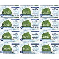 Seventh Generation Fabric Softener Sheets, Free & Clear, 80 Count, Pack of 12 (Packaging May Vary)