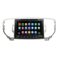 8" Android 5.1 Quad Core Car DVD GPS Navigation for KIA SPORTAGE 2016 w/ WIFI+Bluetooth+Radio+RDS+SWC+SD/USB Input+AUX In+Free Rear View Camera+8G SD Card with USA Map