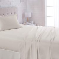 AmazonBasics Lightweight Super Soft Easy Care Microfiber Sheet Set with 16" Deep Pockets - Twin XL, Light Grey