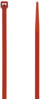 Morris 20611 Nylon Cable Tie with 50-Pound Tensile Strength, 8-Inch Length, Red, 100-Pack