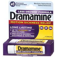 Dramamine Less Drowsy Formula 8 ea