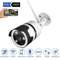 1080P WiFi Security Camera, 2MP HD Wireless IP Home Surveillance Camera System with Super Night Vision,Motion Detection,2 Way Audio for Indoor Outdoor Bullet Camera