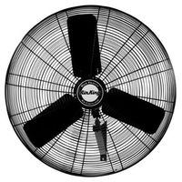 Air King 9024 24-Inch Industrial Grade Wall Mount Fan, 1/4-Horsepower, Black Finish