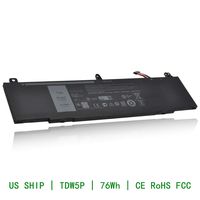 CQCQ TDW5P Compatible Battery Replacement for Dell Alienware 13 R3 ALW13C-D1738 ALW13C-D2718 ALW13C-D2728 ALW13C-D2738 ALW13C-D2838 ALW13C-D2508 ALW13C-D2503S ALW13C-D2506S ALW13C-D2715S [15.2V 76Wh]