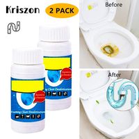 2020 New Powerful Sink Cleaner, Sewer Pipes Deodorant,Magic Bubble Bombs Fast Foaming Pipe Cleaner Deodorant Chemical Powder Dredge Agent for Kitchen Strong Pipeline Dredge Agent Toilet Cleaning