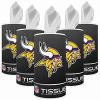 NFL Minnesota Vikings Accessories Party Supplies & Party Decorations Tissue Cups 5-Pack