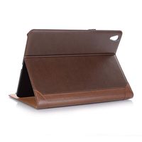 iPad Pro 12.9 2018 Cover, FuriGer PU Leather Slim Fit Stand Flip Folio Lightweight Case Auto Wake/Sleep Multi Viewing Angles Card Slots Shell for iPad Pro 12.9 2018 Realease(Brown)