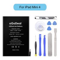 OGoDeal A1546 Battery Replacement Kit Compatible with Apple iPad Mini 4 A1538, A1550 5124mAh with Repair Tools and Screen Adhesive