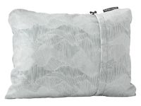 Therm-a-Rest Compressible Travel Pillow for Camping, Backpacking, Airplanes and Road Trips, Gray, Small - 12 x 16 Inches