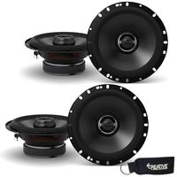 Alpine S-S65 6.5" Speaker Bundle - Two Pairs of 6.5" S-Series S-S65 2-Way Coaxial Speakers