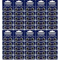 AG13 LR44 357 L1154 A76 Alkaline BATTERY QTY 100 - 10 Packs of 10
