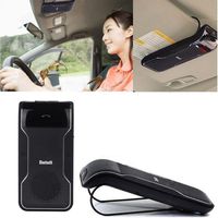 HAITRAL Hands-free Multipoint Wireless Bluetooth Speakerphone Speaker Car Kit Attach Sun Visor Very Firm for All Bluetooth Support Smartphones