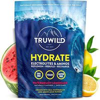 Hydrate Electrolyte + Amino Acids Drink Mix Powder | Clean Post Workout Recovery & Immune Supplement | Vitamin C, Zinc & Magnesium Support | Natural Lemon & Watermelon Juice | Vegan | Non GMO