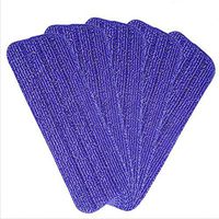 Haoun 5 Pcs Laminate Hardwood Floor Mop Microfiber Cleaning Pad Replacement Washable(Purple)