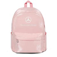 Travel Laptop Backpacks for Women Men Mercedes-Benz-logo- Bag Designer Bookbags Pink