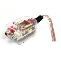 uxcell Vehicle Car High to Low Impedance Converter Adapter Speaker to RCA Line