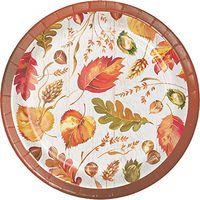 Creative Converting 331987case Fall Give Thanks Dessert Plates, One Size, Multicolor