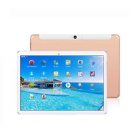 HONGTAO 10 Inch Tablet Phone,10 Core Tablets PC,Android 8.0,Deca-Core,1920x1200 HD IPS,6GB RAM,64GB ROM,3G 4G LTE Double SIM WiFi GPS-Gold