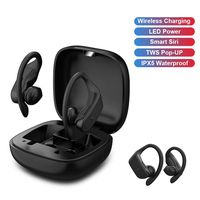 Leoie B10 TWS Earphone Wireless Headphone Bluetooth 5.0 Sport Headset Automatic Pop-up 6D Stereo Sound with 950mAh Base Support Wireless Charging