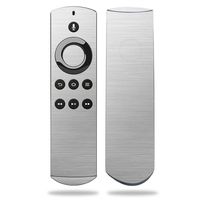 MightySkins Skin Compatible with Amazon Fire TV Remote - Cold Steel | Protective, Durable, and Unique Vinyl Decal wrap Cover | Easy to Apply, Remove, and Change Styles | Made in The USA