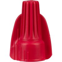 Morris Products Winged Twist Connectors - For Connecting Electrical Wiring - Flame Retardant Housing, Heavy Duty - Red - Max: 5 #12, Min: 3 #16 Wire Combinations - Pack of 500