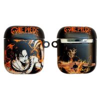 WerNerk Anime Airpods Case Cover, Compatible with Airpods 1/2 Cute Case, Anime Character Silicone Airpod Accessories Cover and Skin(ONE Piece-6)