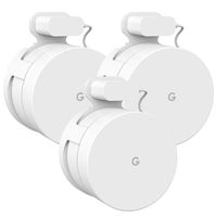 Google WiFi Wall Mount Outlet Bracket Hanger Holder Case Stand for Google Router and Beacons System, Space Saving Accessories Without Messy Wires or Screws (GWF003), 3 Pack, White by WALI