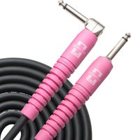 Analysis Plus Standout Pink Genesis Pure Instrument Cable 20ft Straight to 90