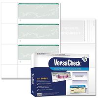 VersaCheck Security Personal Check Refills: Form #3001 Personal Wallet - Green - Prestige - 250 Sheets