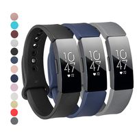 Tkasing Compatible with Fitbit Inspire/Inspire HR/Ace 2 Band,Soft Silicone Strap Replacement Wristband Replacement for Fitbit Inspire HR