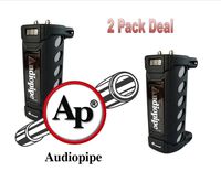 2 Pack Audiopipe ACAP-6000 6 Farad Digital Power Capacitor Car Audio Amplifier