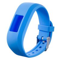 HYWRDYB Colorful Replacement Bands for Garmin Vivofit JR/Vivofit 3,Soft Silicone Straps Wristbands for Kids with Secure Watch Buckle(fits 5.0~7.05 inch Wrists) (Blue)
