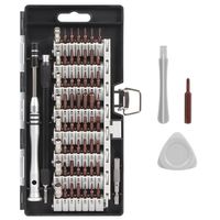 Syntus 63 in 1 Precision Screwdriver Set with 57 Bit Magnetic Screwdriver Kit Electronics Repair Tool Kit for iPhone, Tablet, Macbook, Xbox, Cellphone, PC, Game Console, Black