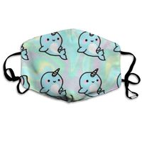 Unicorn-Whale Dust Mask,Washable and Reusable Cleaning Gardening Outdoor Activities Warm Windproof Mask