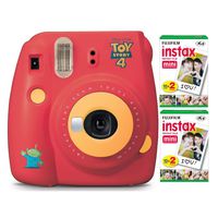 Fujifilm Instax Mini 9 Disney Toy Story 4 Camera with Instax Film Bundle (40 Sheets) (3 Items)