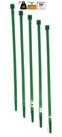 BuyCableTies 11" Standard Indoor Cable Ties - 50 lb Rated - Made in USA - Green - 100 per bag