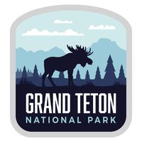 Vagabond Heart Grand Teton National Park Weatherproof Vinyl Sticker
